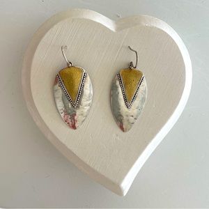 Silpada Two Tone Treasure Earrings